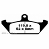Preview: EBC Blackstuff Bremsbeläge für Cagiva 650 Elefant Vorderachse - FA120