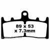 Preview: EBC Blackstuff Bremsbeläge für Suzuki GSF 1200 SK3/K3 (Bandit) Vorderachse - FA188