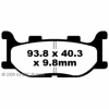 Preview: EBC Scooter Bremsbeläge für Yamaha YP 400 Majesty Vorderachse - SFA199