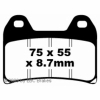 Preview: EBC Extreme Pro Bremsbeläge für Moto Guzzi V11 (alle Modelle) Vorderachse - EPFA244HH
