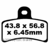 Preview: EBC Blackstuff Bremsbeläge für Gas-Gas EC 50 (Boy) Vorderachse - FA291