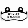 Preview: EBC Redstuff Bremsbeläge für Yamaha YFZ 450 W/X Hinterachse - FA323TT