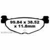 Preview: EBC Scooter Bremsbeläge für Yamaha YP 400 Majesty Hinterachse - SFA408