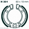 Preview: EBC Premium Bremsbacken für Honda NT 50 (G) (Melody Mini) Vorderachse - H301