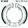 Preview: EBC Premium Bremsbacken für Honda NH 50 (Lead AF01/D716) Hinterachse - H302