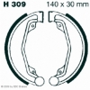Preview: EBC Premium Bremsbacken für Honda CB 175 (alle Modelle) Hinterachse - H309