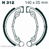 Preview: EBC Premium Bremsbacken Water Grooved für Honda CD 200 (TA) Vorderachse - H312G
