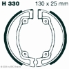 Preview: EBC Premium Bremsbacken für Honda CG 125 (BR-K/BR-T/95) Vorderachse - H330