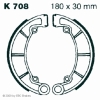 Preview: EBC Premium Bremsbacken für Kawasaki KH 400 A3/A4/A5 Hinterachse - K708