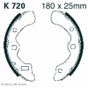 Preview: EBC Premium Bremsbacken für Kawasaki KAF 620 (PCF) (Mule 4010 Trans 4x4) Hinterachse - K720