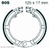 Preview: EBC Premium Bremsbacken für Vespa 50 S Vorderachse - V905