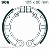 Preview: EBC Premium Bremsbacken für Vespa 50 R Hinterachse - V906