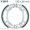Preview: EBC Premium Bremsbacken für Yamaha YZ 125 S Hinterachse - Y517