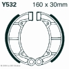 Preview: EBC Premium Bremsbacken für Yamaha YFM 250 BW/BX/BY Big Bear Hinterachse - Y532