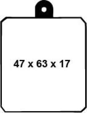 Preview: EBC Blackstuff Bremsbeläge DP120 für Jaguar E-Type Convertible  3.8 vorne