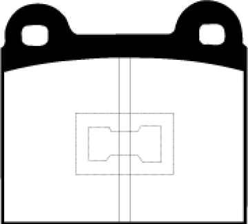 Preview: EBC Blackstuff Bremsbeläge DP174 für VW Polo 86C, 80 1.3 vorne