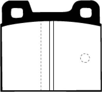 Preview: EBC Blackstuff Bremsbeläge DP193 für Alfa Romeo Alfasud Sprint 902.A 1.4 vorne