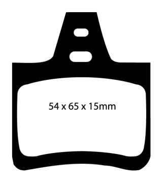 Preview: EBC Blackstuff Bremsbeläge DP795 für Citroën Xantia X2 2.0 HDI 109 hinten