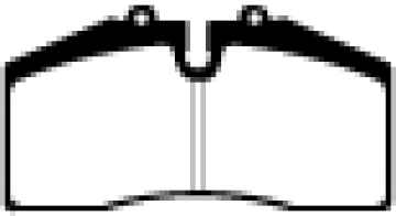 Preview: EBC Yellowstuff Bremsbeläge DP41014R für Audi 80 8C, B4, P1 2.3 RS2 quattro vorne