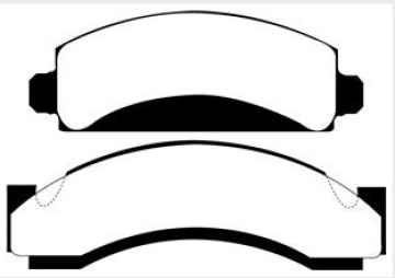 Preview: EBC Yellowstuff Bremsbeläge DP41241R für GMC P-Serie  P3500 vorne