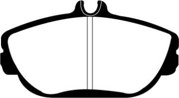 Preview: EBC Greenstuff 2000 Bremsbeläge DP21246 für Lincoln Continental  3.8 vorne