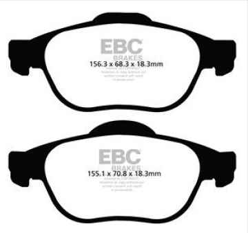 Preview: EBC Blackstuff Bremsbeläge DP1353/2 für Renault Grand Scenic 2 JM0/1_ 1.5 dCi (JM02, JM13) vorne