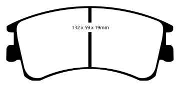 Preview: EBC Blackstuff Bremsbeläge DP1465 für Mazda 6 GG 2.0 DI vorne