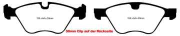Preview: EBC Blackstuff Bremsbeläge DP1493 für BMW 1 E88 123d vorne