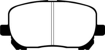 Preview: EBC Greenstuff 2000 Bremsbeläge DP21637 für Pontiac Vibe  1.8 vorne