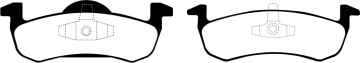 Preview: EBC Blackstuff Bremsbeläge DP1804 für Ford (USA) Expedition  5.4 2WD vorne