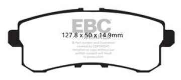 Preview: EBC Blackstuff Bremsbeläge DP1876 für Nissan Patrol Y62 5.6 hinten