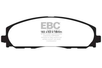 Preview: EBC Blackstuff Bremsbeläge DP1888 für Chrysler GRAND VOYAGER V (RT) RT 2.8 CRD vorne