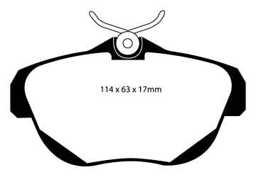 Preview: EBC Blackstuff Bremsbeläge DP1962 für Citroën C6 TD_ 2.2 HDi 173 FAP hinten