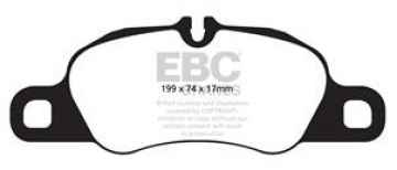 Preview: EBC Yellowstuff Bremsbeläge DP42057R für Porsche Cayman 718 982 S 2.5 vorne