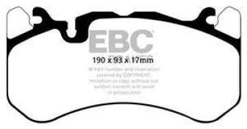 EBC Yellowstuff Bremsbeläge DP42081R für Audi A6 4G5, C7, 4GD RS6 quattro vorne
