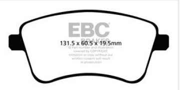 Preview: EBC Blackstuff Bremsbeläge DPX2099 für Kia Venga YN 1.6 CRDi 115 vorne