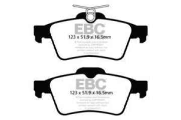 Preview: EBC Blackstuff Bremsbeläge DPX2121 für Peugeot 508  2.2 HDi hinten