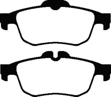 Preview: EBC Blackstuff Bremsbeläge DPX2124 für Renault Latitude  2.0 dCi hinten