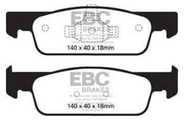 Preview: EBC Blackstuff Bremsbeläge DPX2146 für Dacia Sandero 2  1.2 vorne