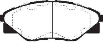 Preview: EBC Blackstuff Bremsbeläge DPX2175 für Toyota Hilux TGN1_, GGN2_, GGN1_, KUN2_, KUN1_ 2.5 D-4D vorne