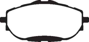 Preview: EBC Blackstuff Bremsbeläge DPX2176 für Toyota Auris NZE18_, ZRE18_ 1.8 vorne