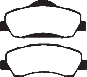 Preview: EBC Yellowstuff Bremsbeläge DP42177R für Peugeot 308 CC  1.6 THP vorne