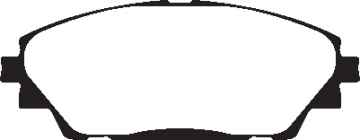 EBC Blackstuff Bremsbeläge DPX2185 für Mazda 3 BM, BN 2.2 D vorne