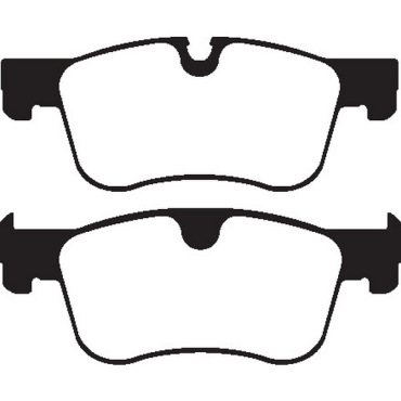 Preview: EBC Blackstuff Bremsbeläge DPX2195 für Citroën Berlingo Kasten K9 PureTech 130 vorne