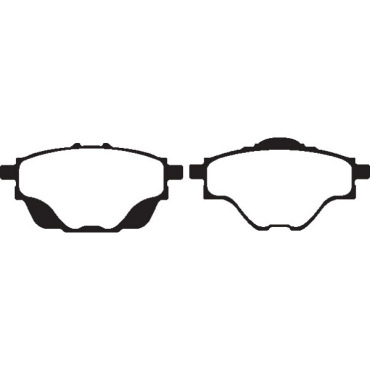 Preview: EBC Blackstuff Bremsbeläge DPX2197 für Opel Grandland X A18 1.6 Turbo D hinten