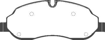 Preview: EBC Blackstuff Bremsbeläge DPX2221 für Ford Transit 7 Kasten  2.2 TDCi 4x4 vorne