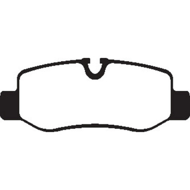 Preview: EBC Blackstuff Bremsbeläge DPX2224 für Mercedes-Benz V-Klasse W447 V 200 CDI hinten