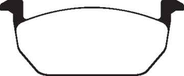 Preview: EBC Blackstuff Bremsbeläge DPX2225 für VW POLO AW1, BZ1 1.6 TDI vorne