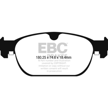 Preview: EBC Blackstuff Bremsbeläge DPX2260 für Volvo XC90 II  250h E-Four (MZAH15) vorne