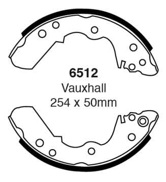 Preview: EBC Premium Bremsbacken 6512 für Opel Frontera A 5MWL4 2.5 TDS hinten